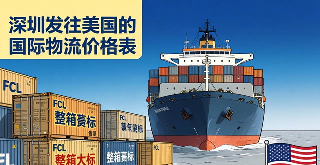 深圳发往美国的国际物流价格表