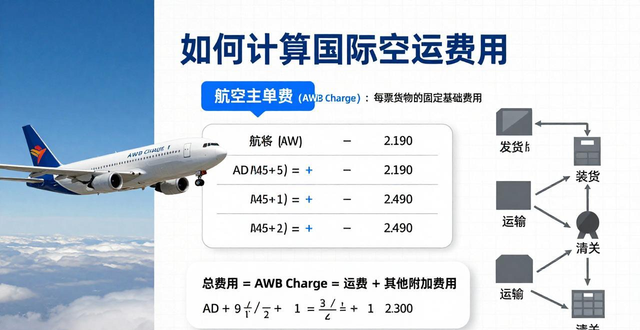 国际物流航空运费计算例题__国际物流空运运费计算