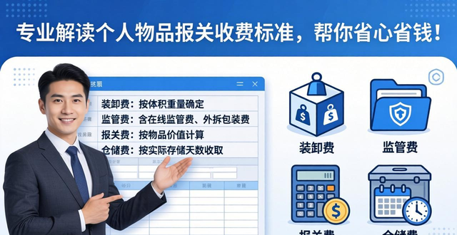 专业解读个人物品报关收费标准,帮你省心省钱!