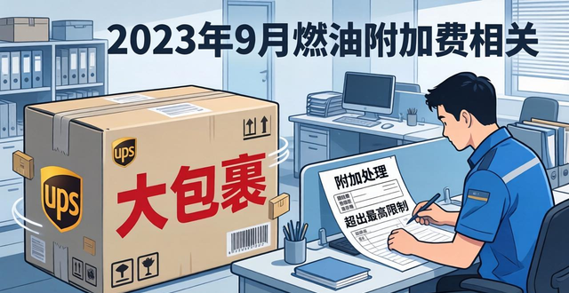 UPS快递燃油附加费2023年9月
