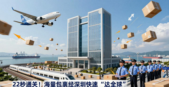 22秒通关！海量包裹经深圳快速“达全球”