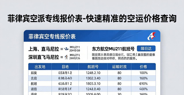_菲律宾专线物流查询_菲律宾专线航班时间