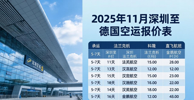 德国空运价格_深圳到德国空运要多久_