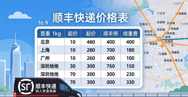 快递费用查询顺丰快递价格查询_顺丰快递价格表查询系统_