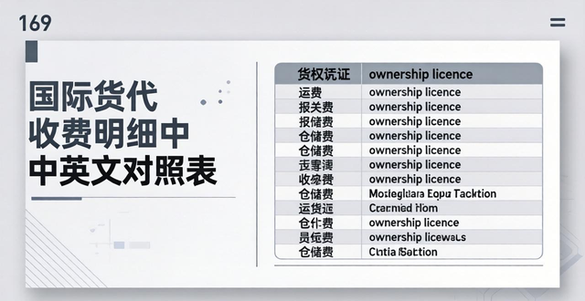 _货代收费明细看不懂_货代费用明细英文