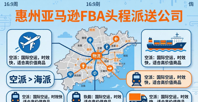 惠州亚马逊FBA头程派送公司