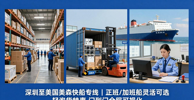 深圳至美国美森快船专线|正班/加班船灵活可选 轻泡货特惠 门到门全程可视化