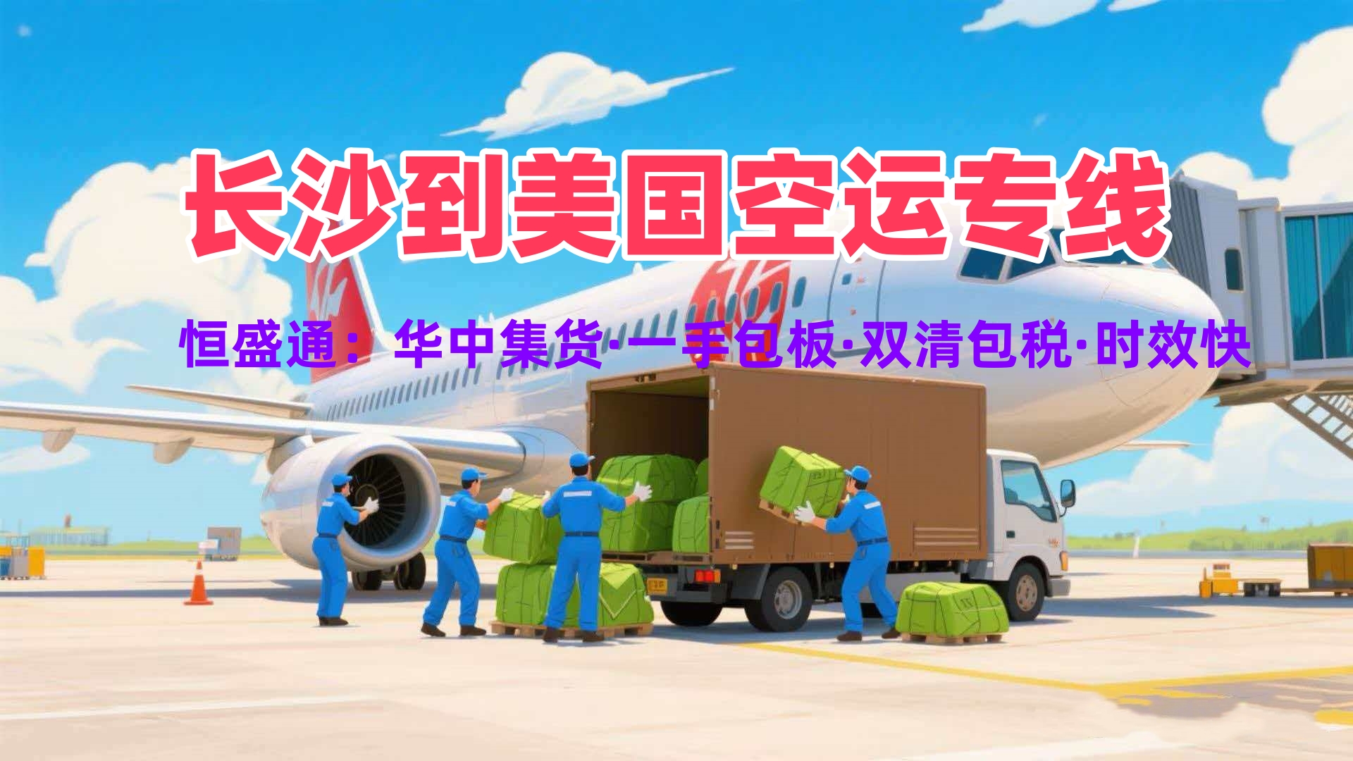 长沙到美国空运专线 雷竞技震中杯一手渠道双清包税时效快