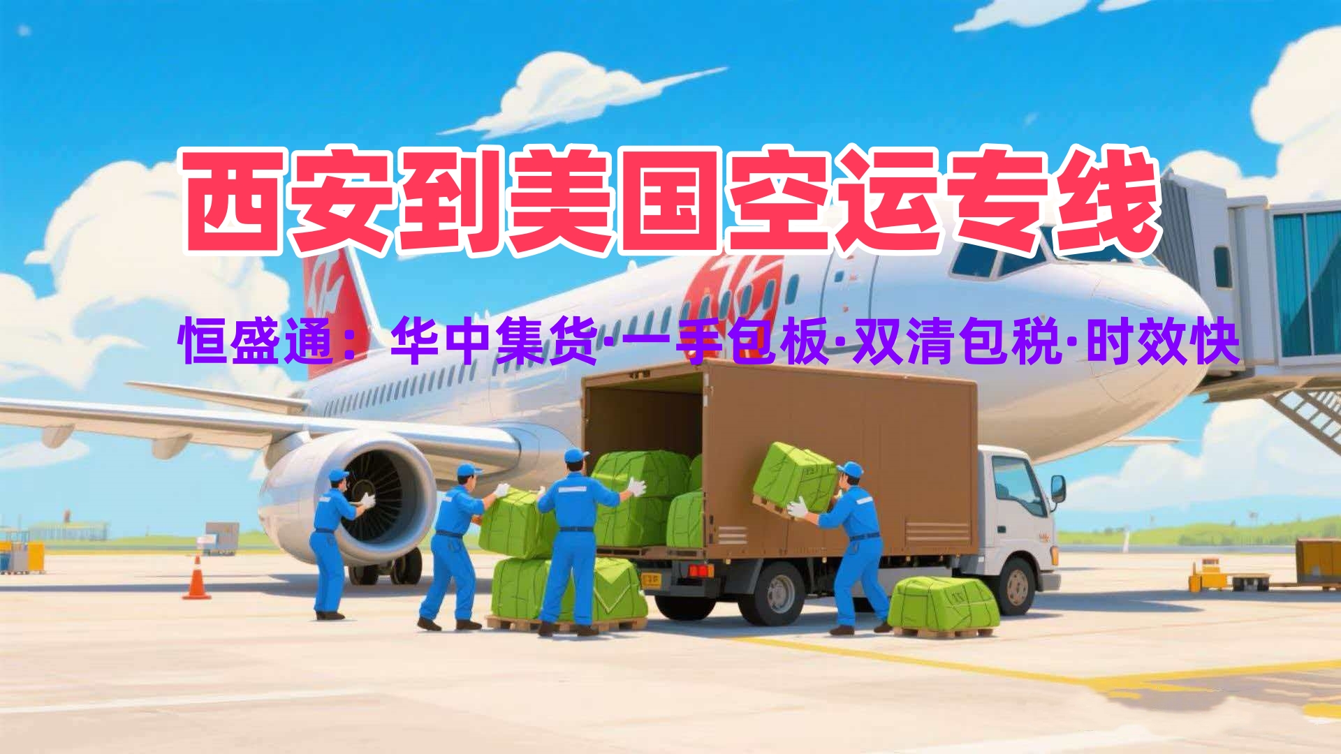 西安到美国空运专线 一手美线渠道双清包税高效直达