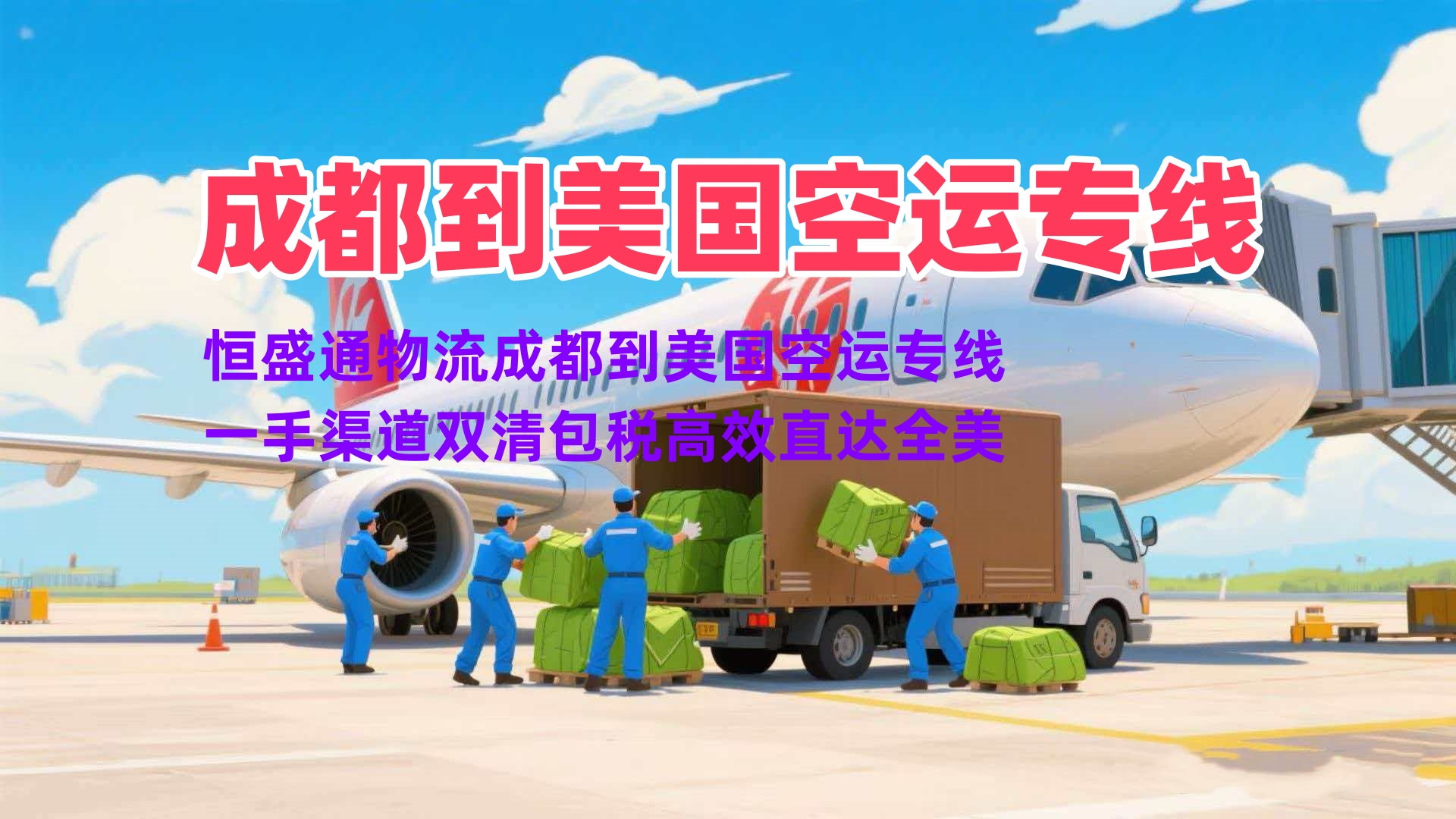 成都到美国空运专线 一手渠道双清包税高效直达全美