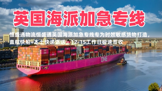 英国海派加急专线 12-15工作日极速达 中英海运急件物流